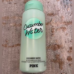 New PINK Cucumber Melon Refreshing Body Wash